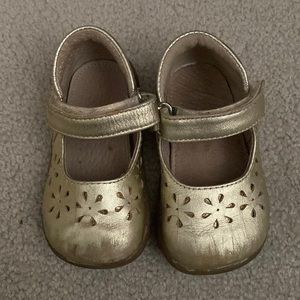 Gold Toddler See Kai Run Shoes